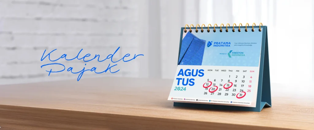 Kalender Pajak Agustus 2024