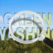 Alert to Greenwashing - concept with text against a woodland and magnifying glass